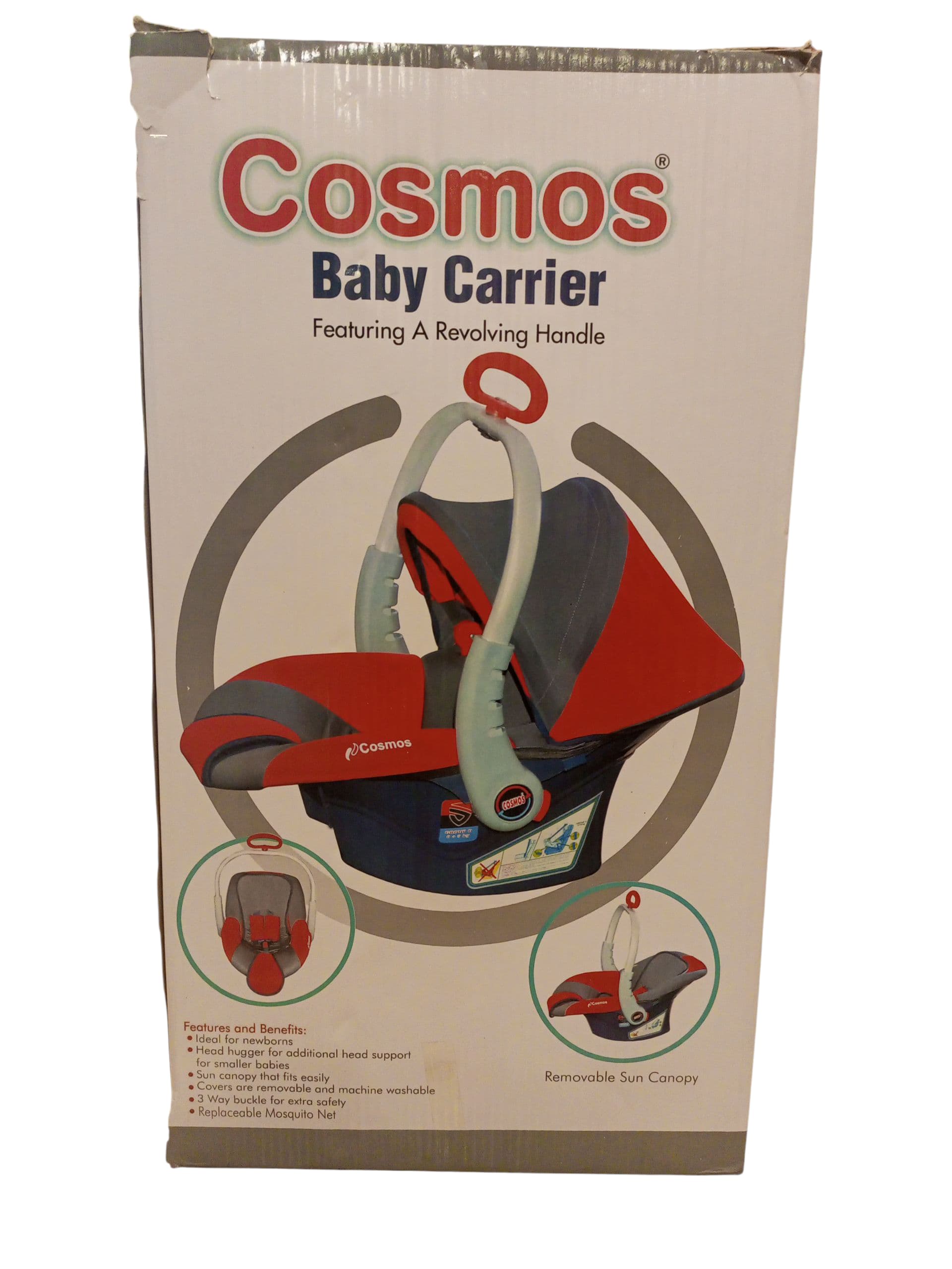 Convertible Baby Car Seat with Canopy and Handle