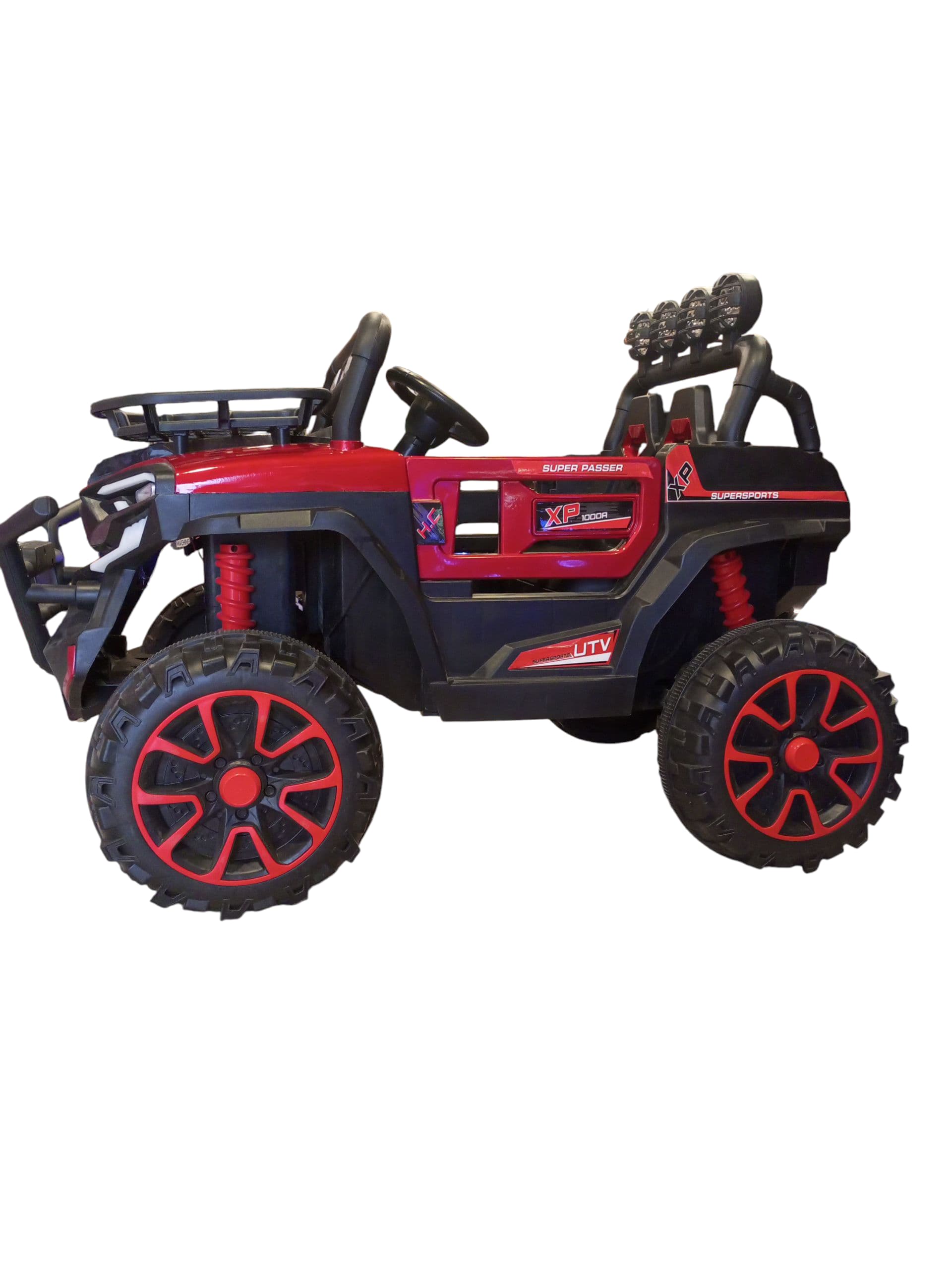 Powerful 12V Electric Kids' Ride-On UTV / Off-Road Vehicle with LED Lights
