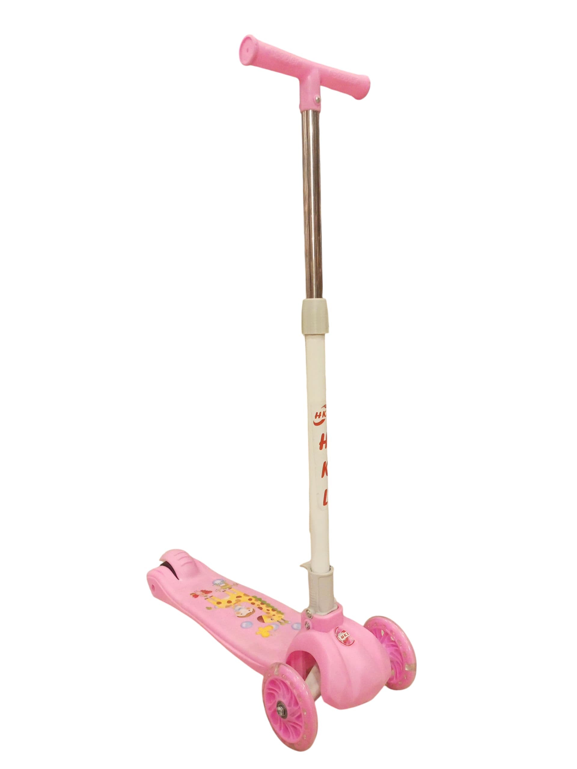 Stable 3-Wheel Kids' Scooter  pink