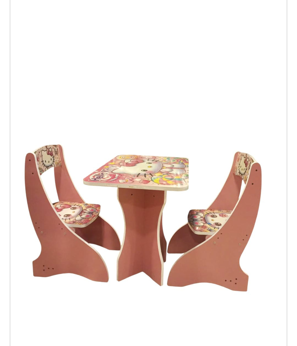 Two seats toddler study table