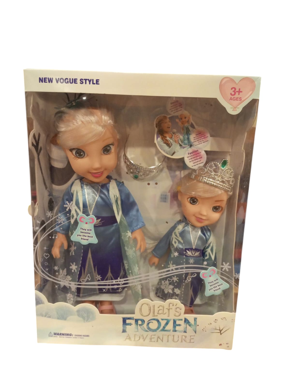 New Vogue style Olaf's Frozen Adventure Charming Blonde Baby Doll!