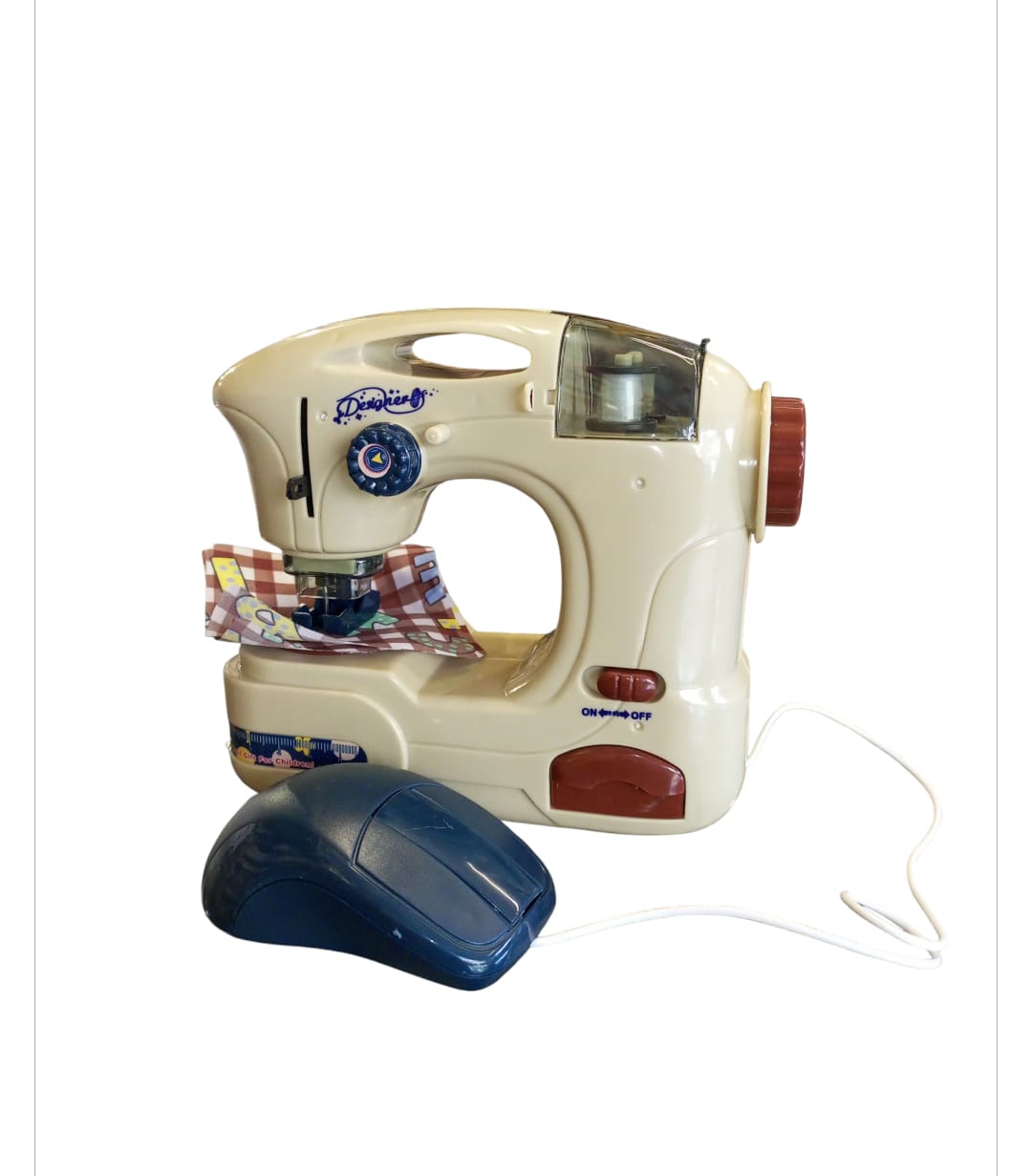 Mini Sewing Machine with Fabric Kit - Perfect for Little Designers