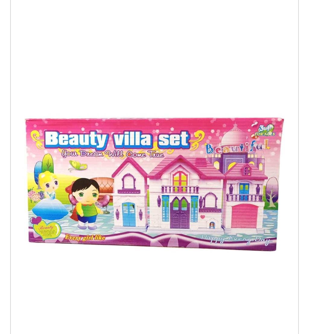 Beauty Villa Playset: "Your Dream Will Come True" Dollhouse with Characters (3+ Years)