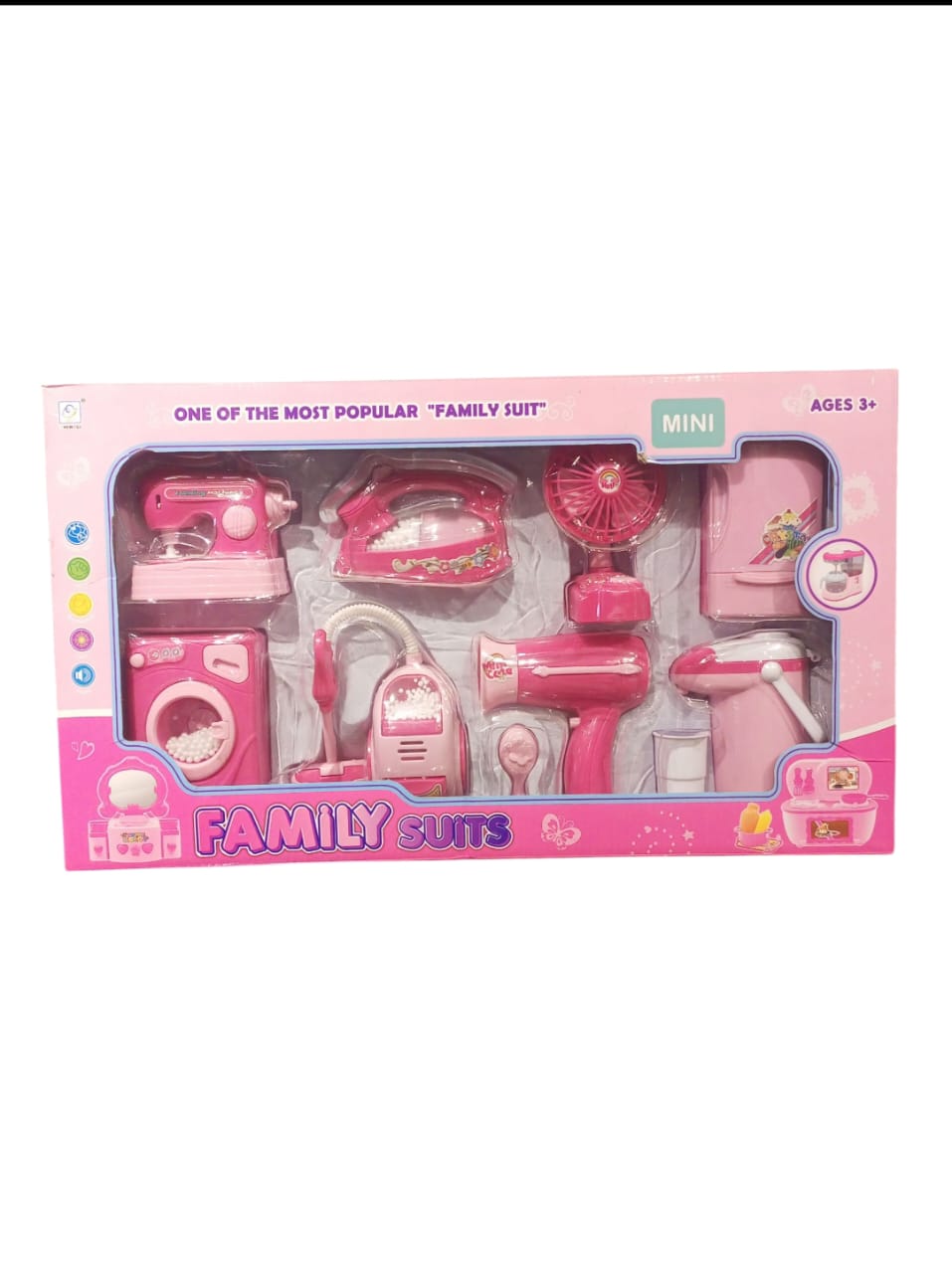 8-Piece Mini Household Appliances Toy Set for Kids