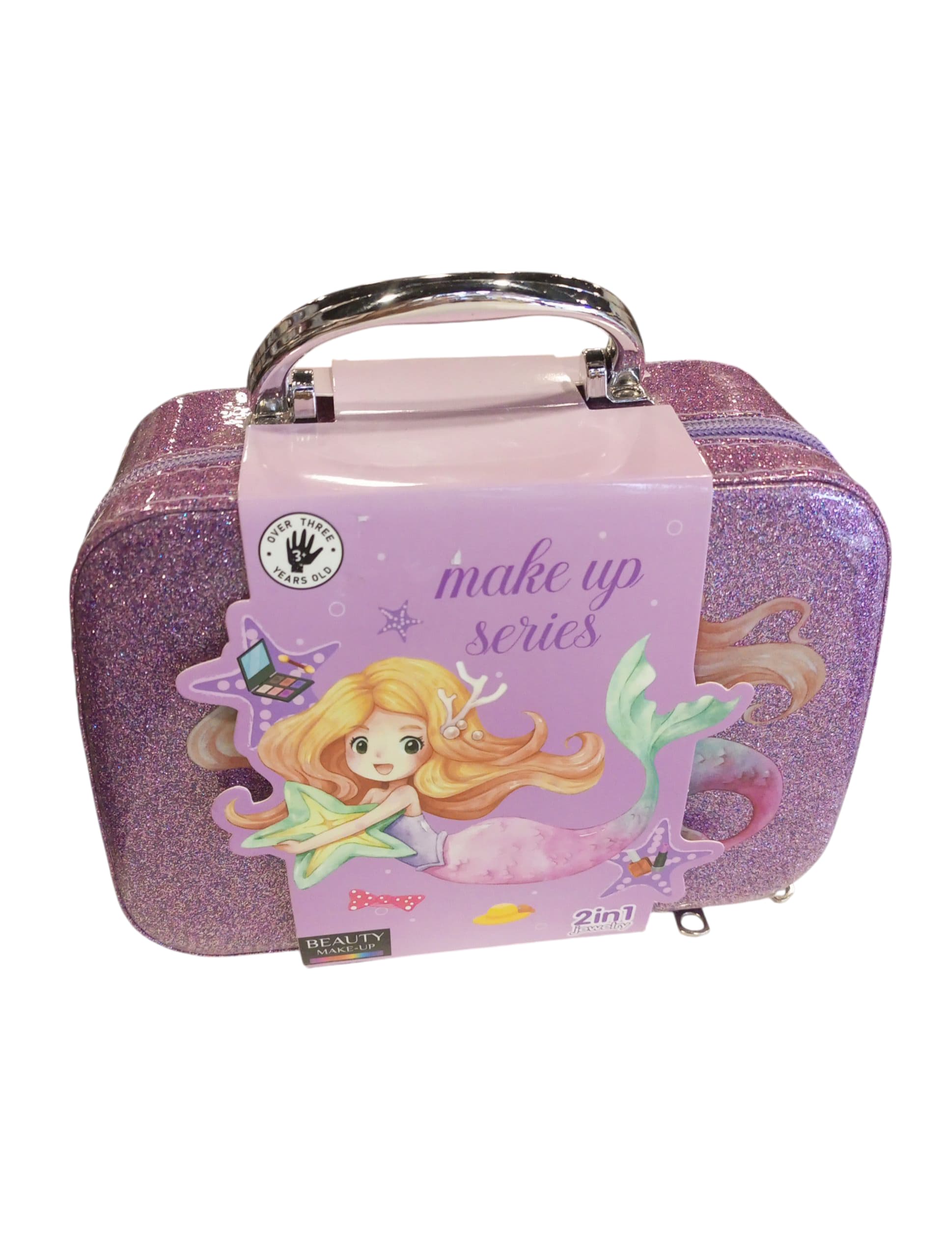 beauty makup kit for little girl 2 in one