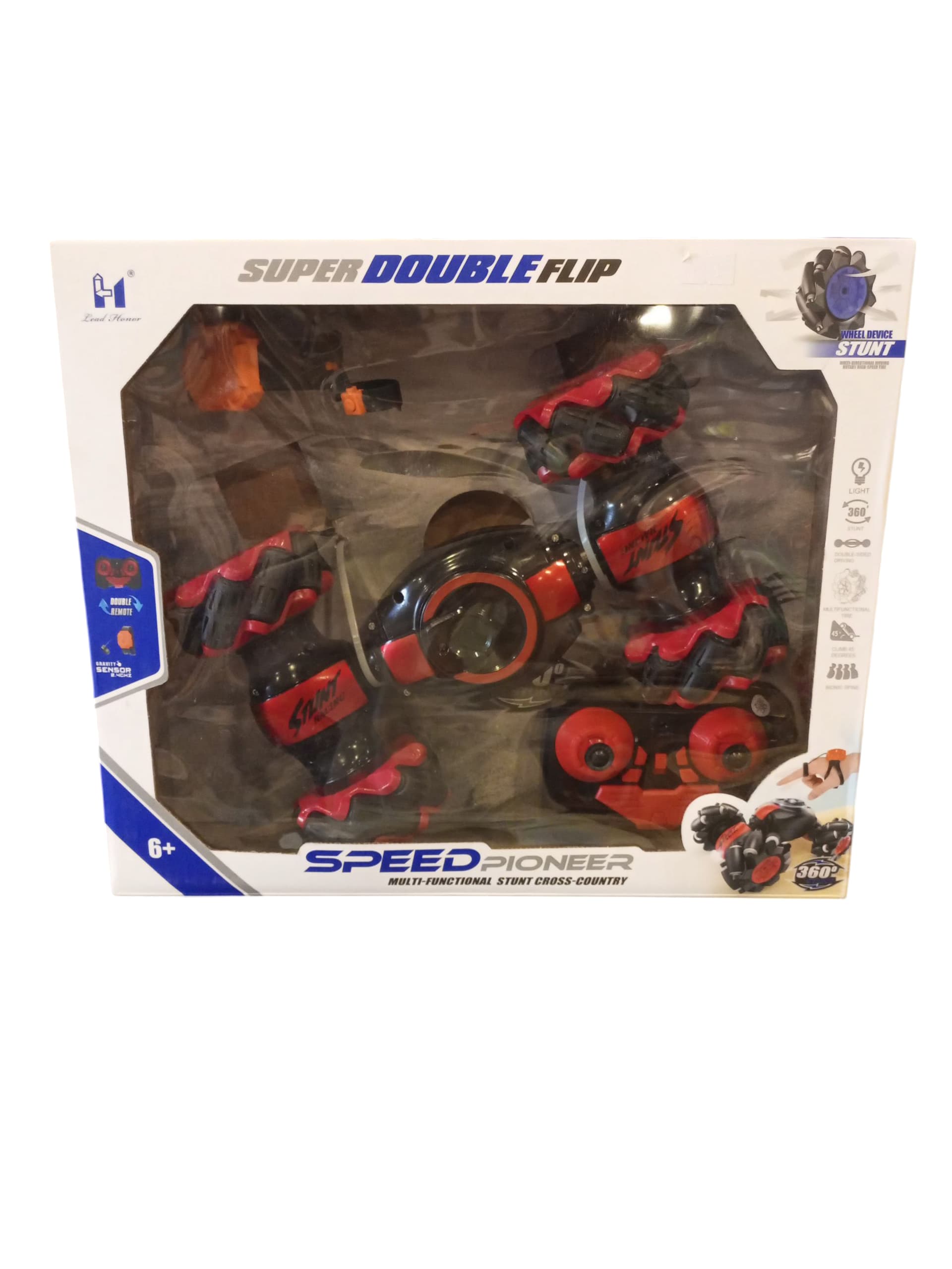 Super Double Flip Wheel Stunt RC Car - 360° Cross-Country Action