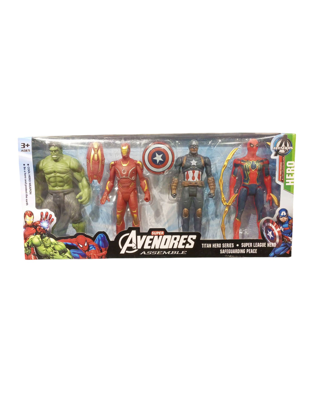 "Super Avendres Assemble" Action Figure Set - Titan Hero Series