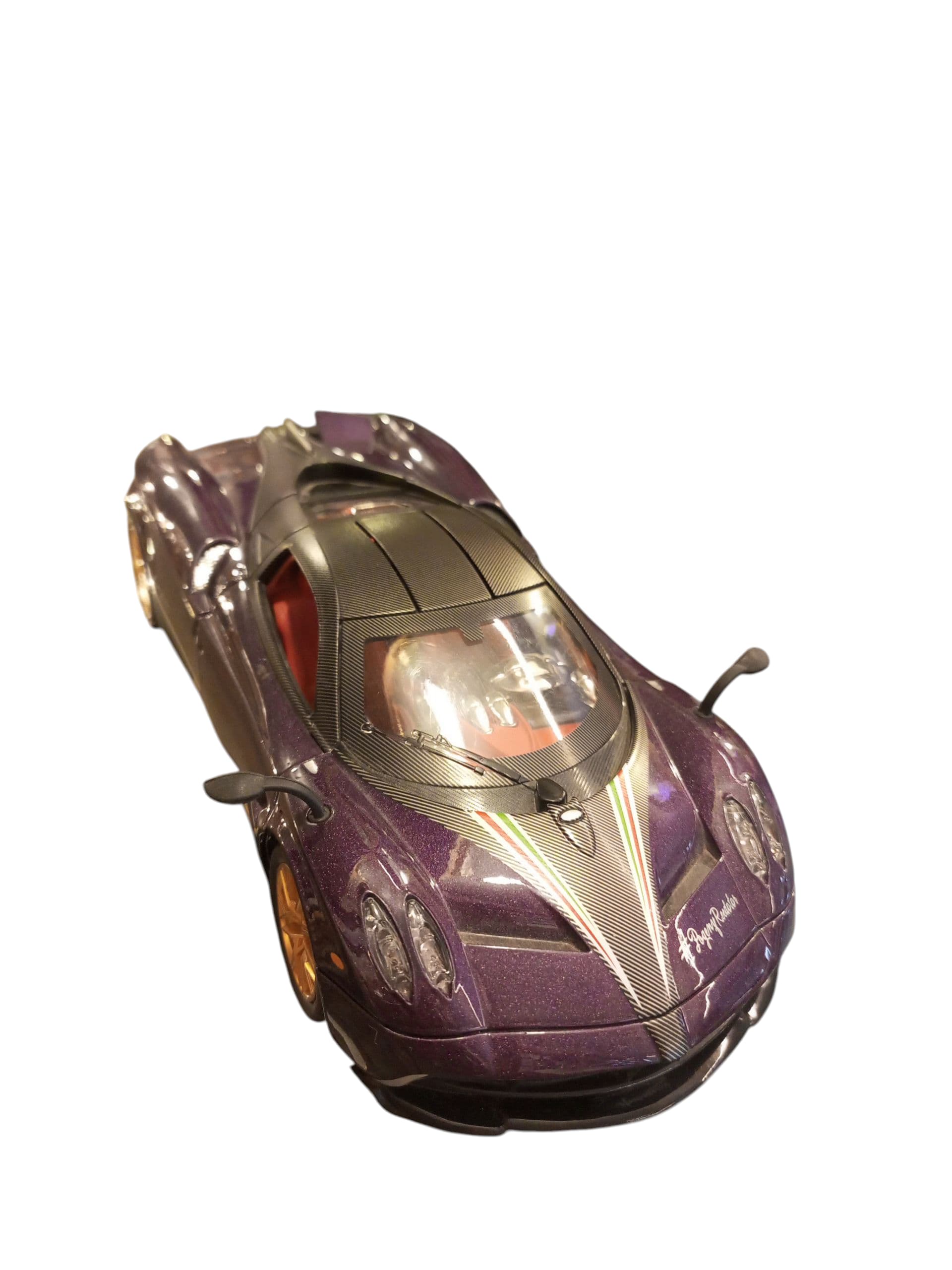 Purple Pagani Zonda R-style Die-Cast Model Supercar