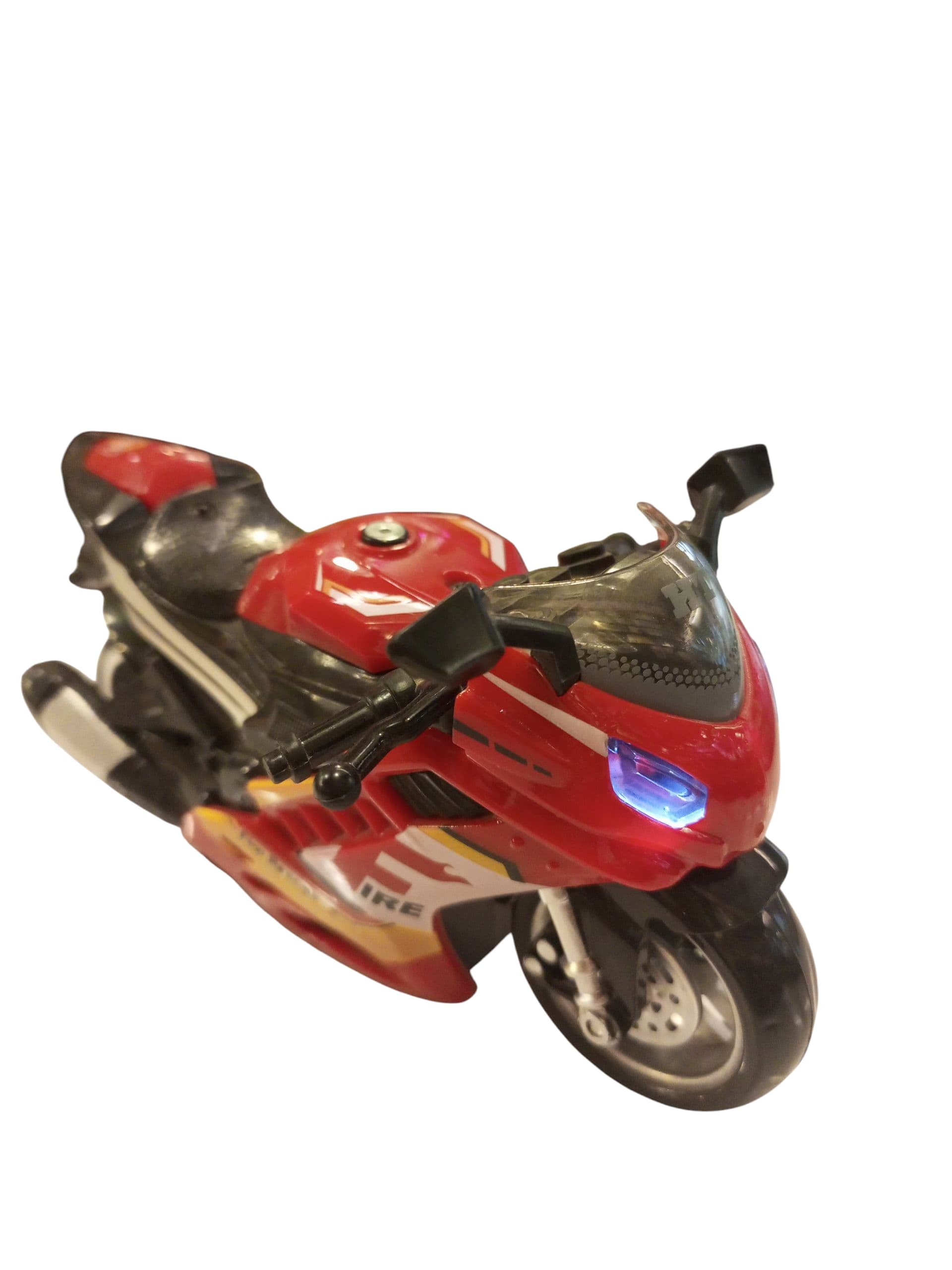 Red and Black Sports Motorcycle Toy