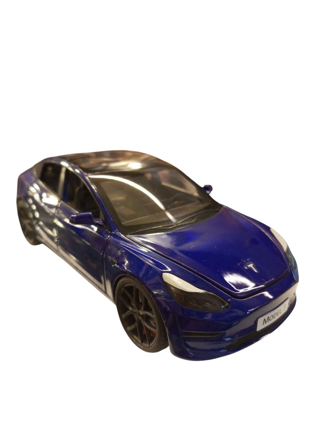 Blue Tesla Model 3 Toy Car 1:24 DIE- CAST SIMULATION SOUND AND LIGHT