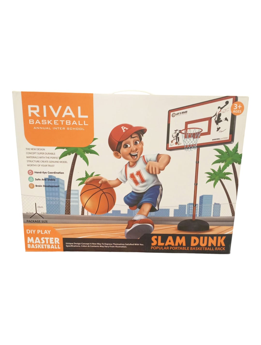 Rival Basketball - Slam Dunk Portable Basketball Rack