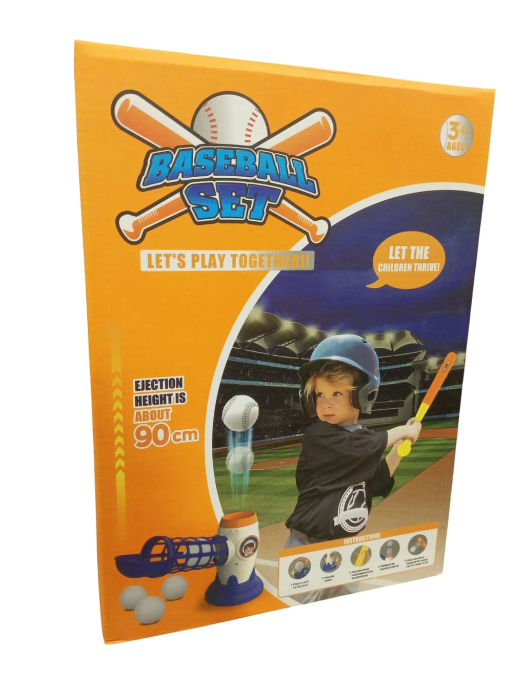 Children's Pop-Up Baseball Set age of +3 years