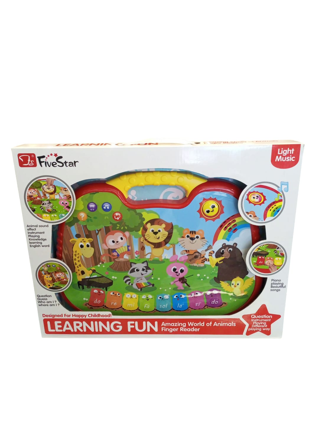 FiveStar Learning Fun - Amazing World of Animals Finger Reader