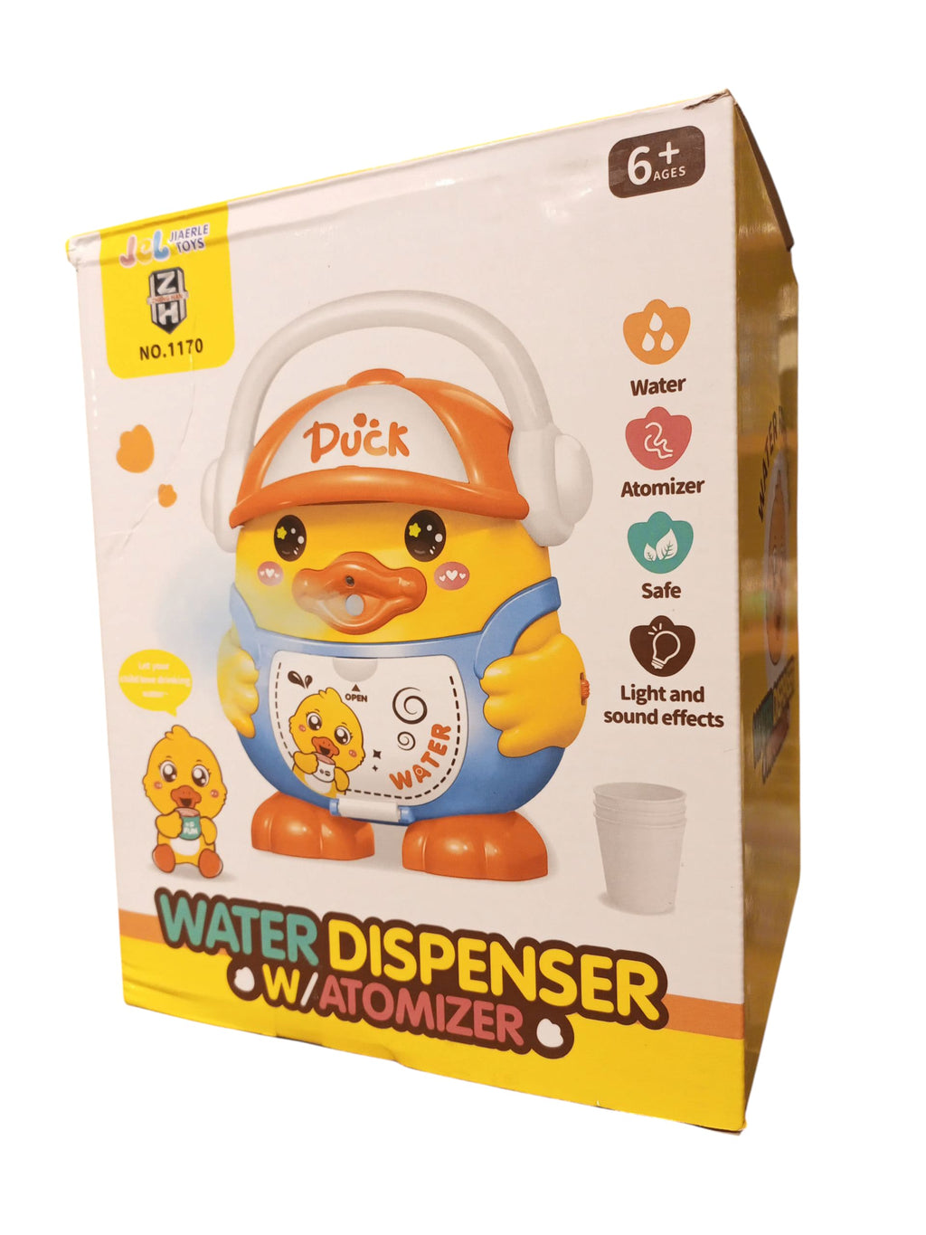Duck-themed Water Dispenser and Atomizer Toy