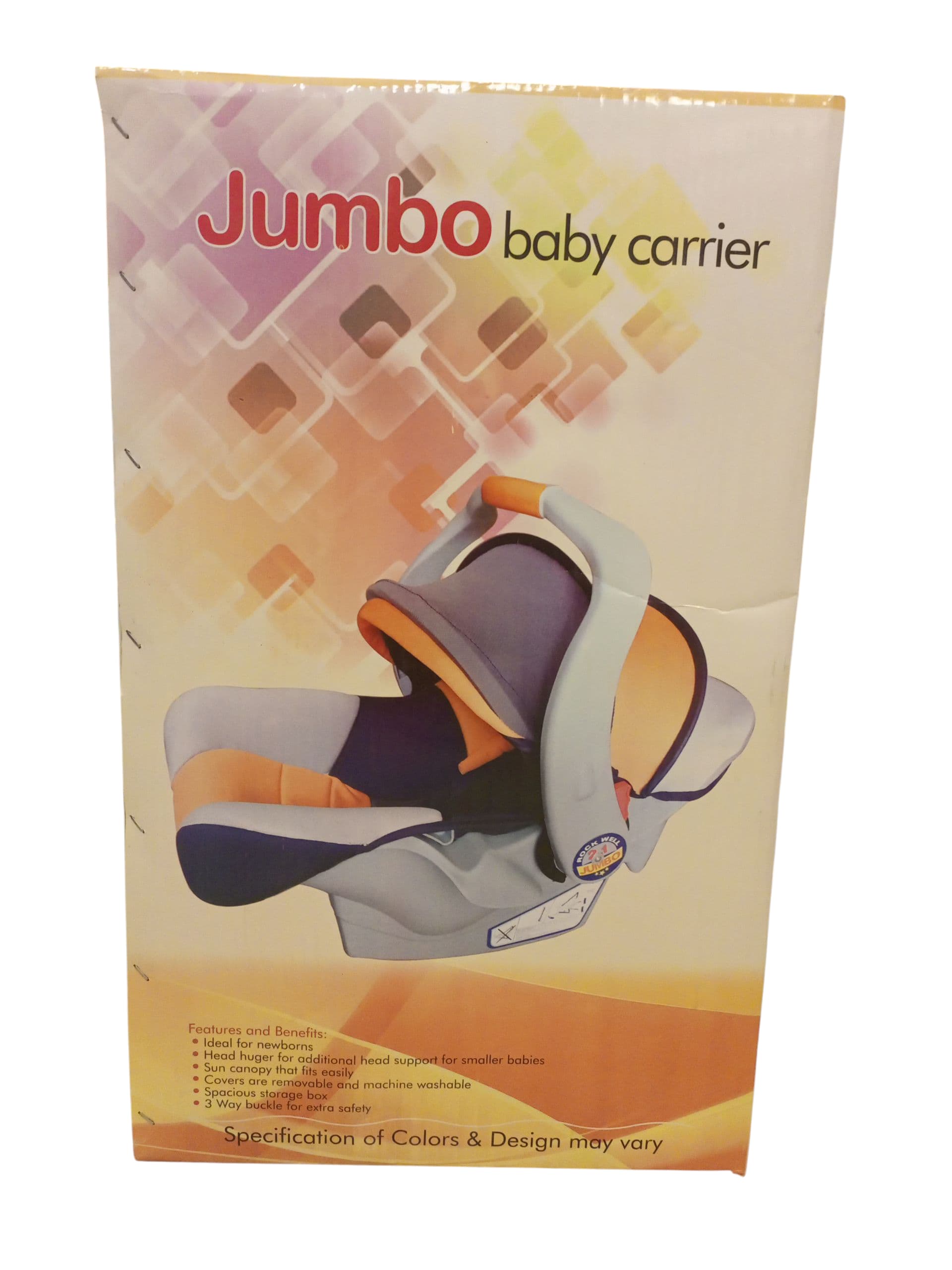 Ergonomic Baby Car Seat with Padded Support