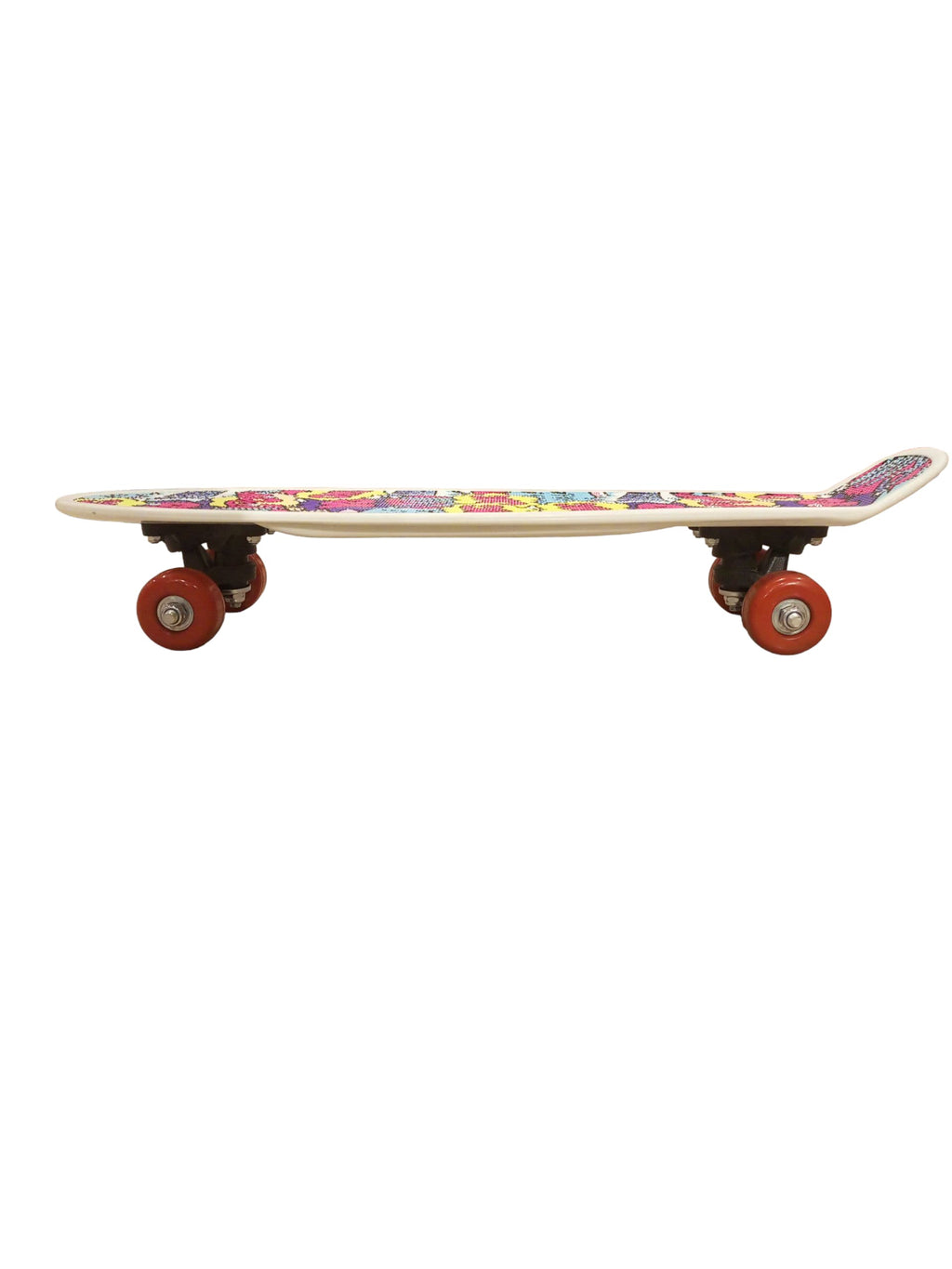 Vibrant & Durable Cruiser Skateboard with Pop Art Design (Fiber Deck)