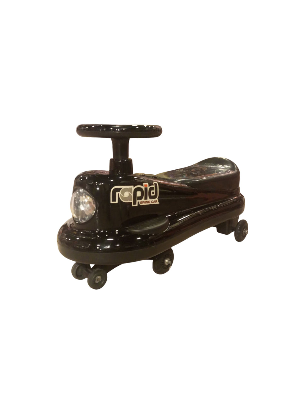 Rapid Twist Car / Plasma Car Ride-On - Wiggle-Powered Fun for Kids (Black)