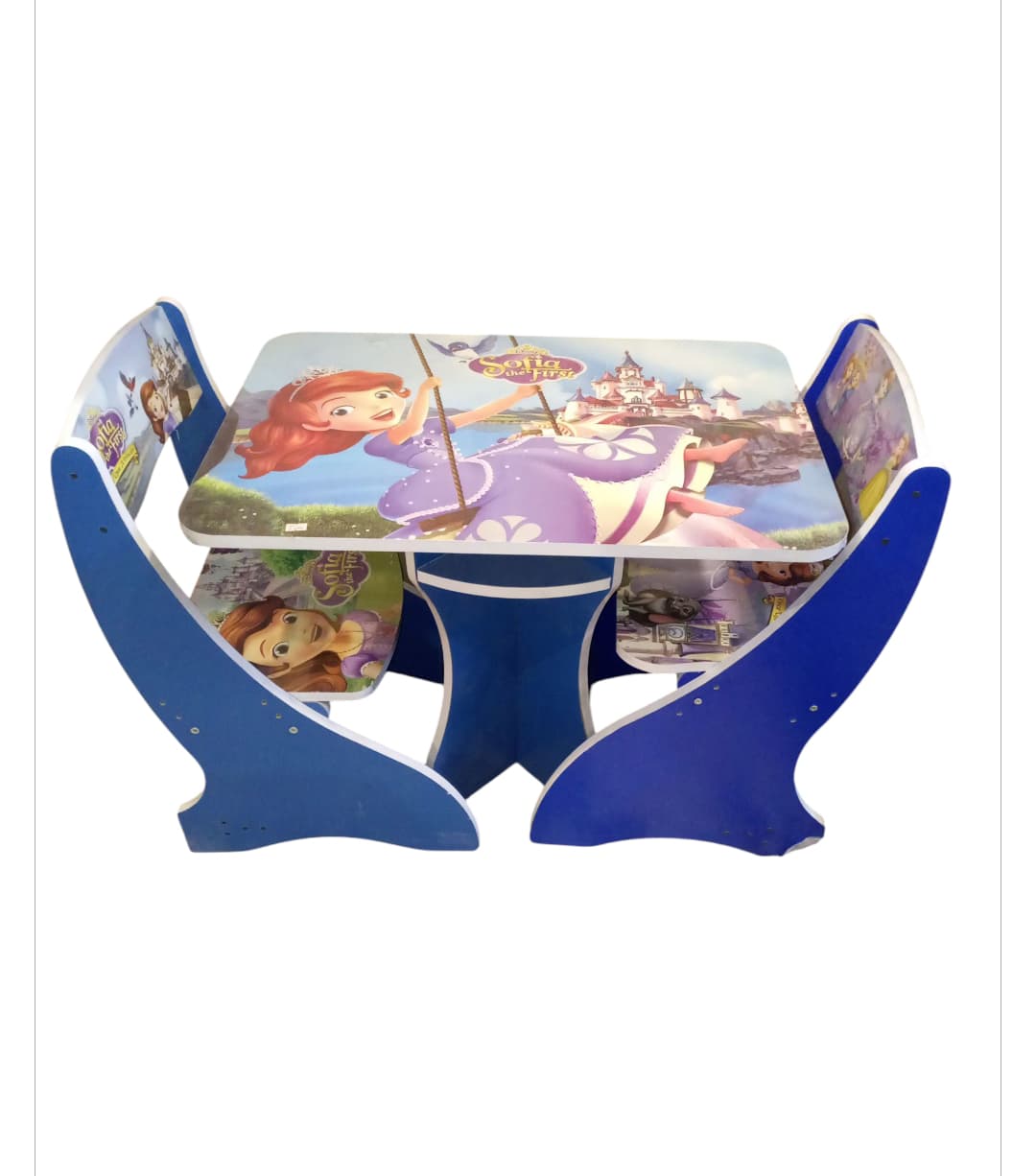 Two seats toddler study table