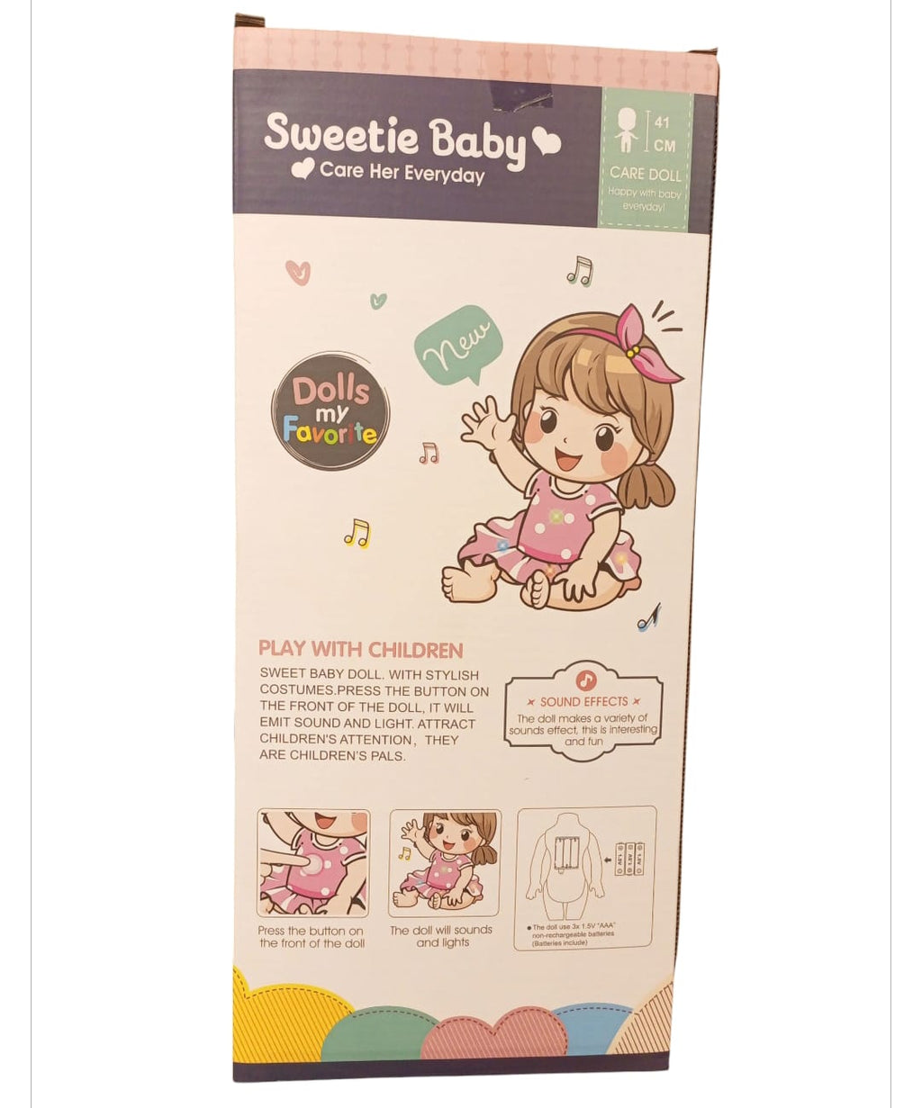 Sweetie Baby Interactive Care Doll