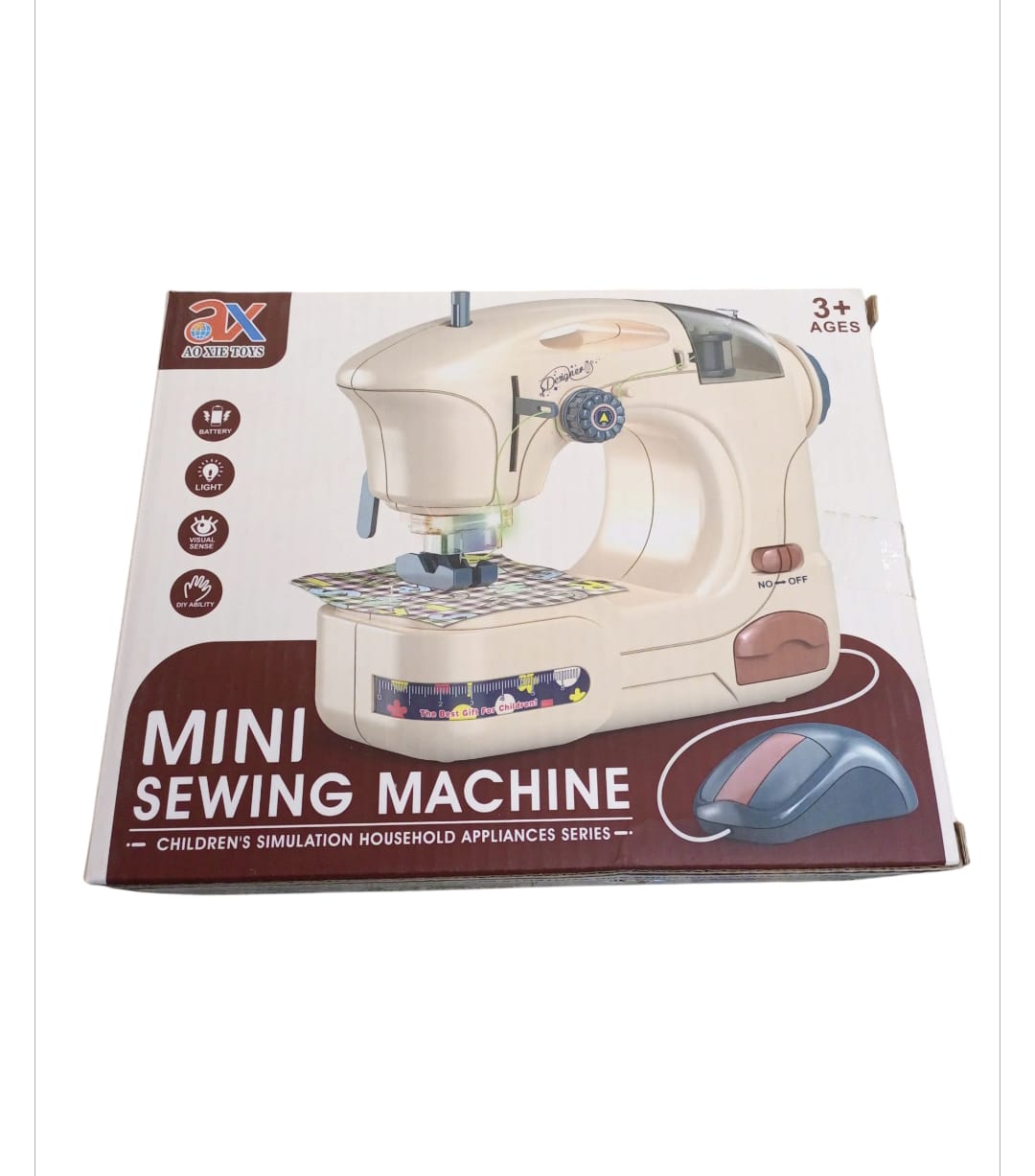 Mini Sewing Machine with Fabric Kit - Perfect for Little Designers