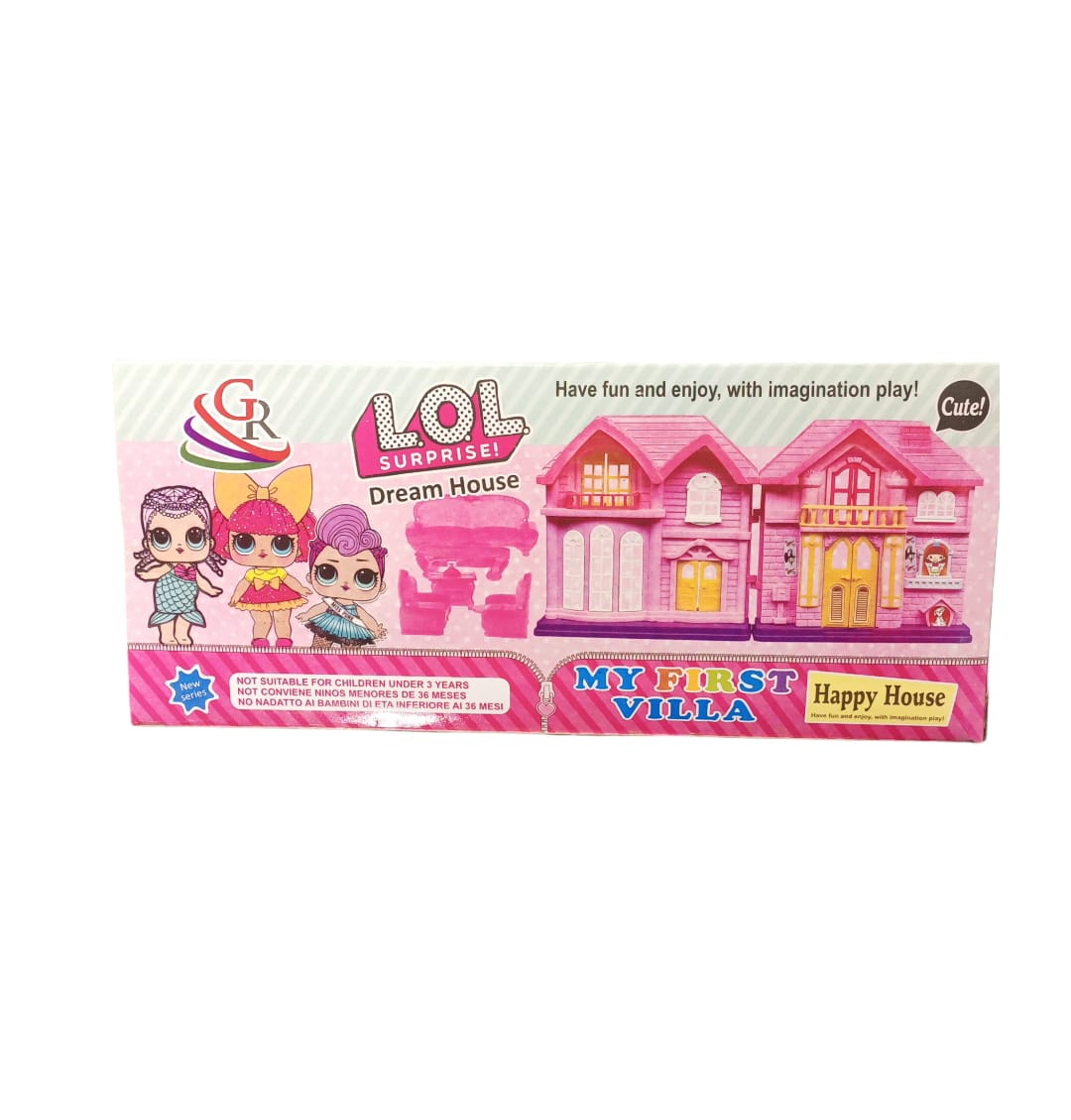 LOL Surprise! Dream House: My First Villa Happy House Playset (3+ Years)