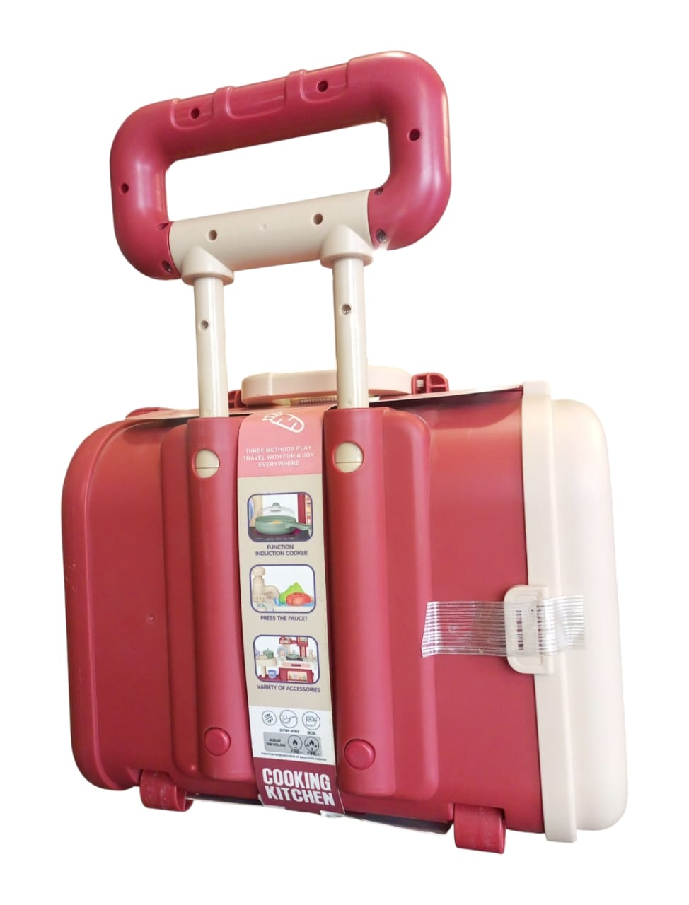 2-in-1 Play Kids Suitcase Cooking Kitchen Playset (3+ Years)