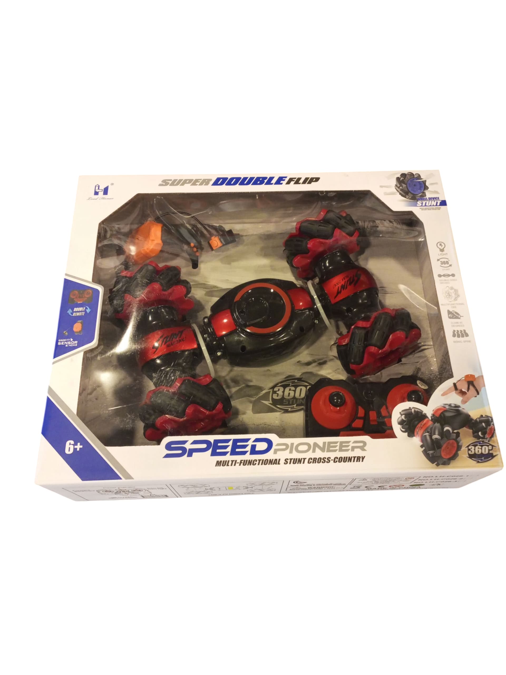 Super Double Flip Wheel Stunt RC Car - 360° Cross-Country Action