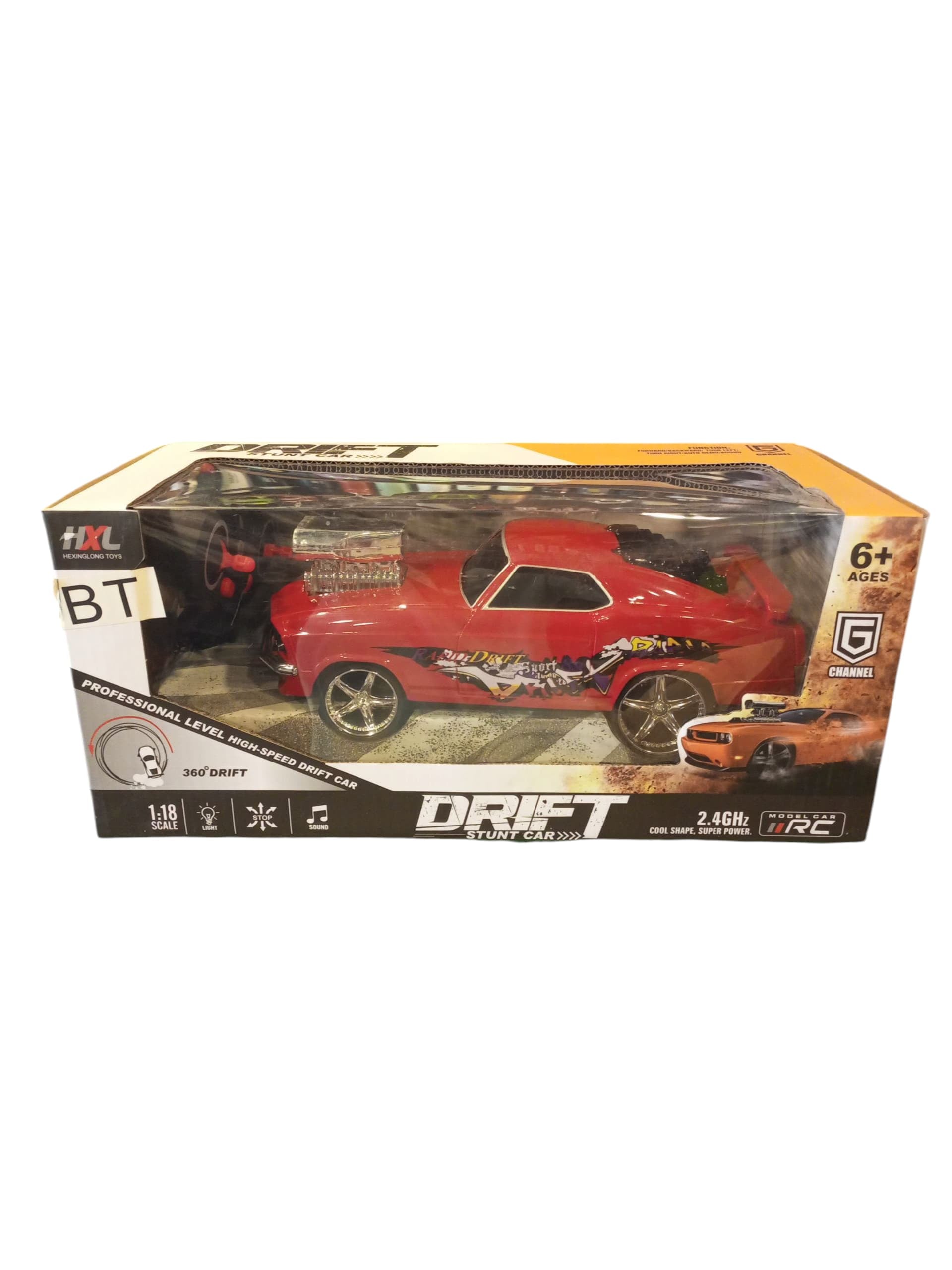 Drift Stunt Car with 360° Drifting & Lights - Professional Level RC