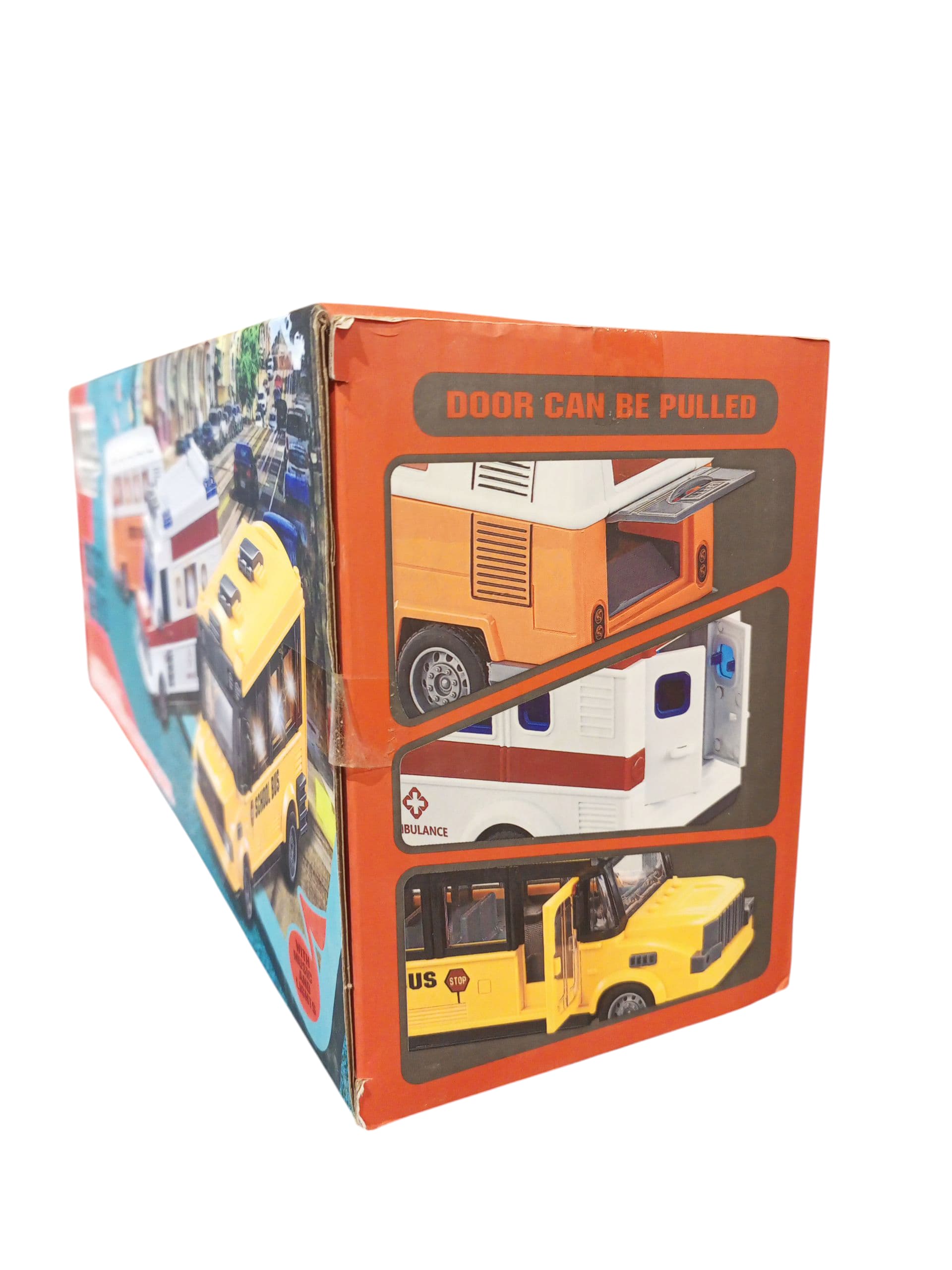 Simulation Model Series Retro City Bus RC Toy with Lights & Sound