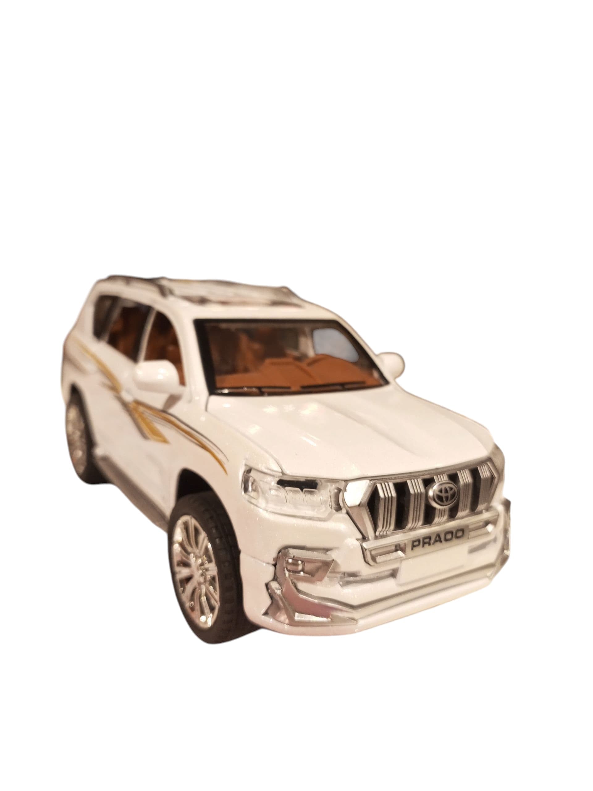1:24 Scale Die-Cast Model White SUV Toy Car