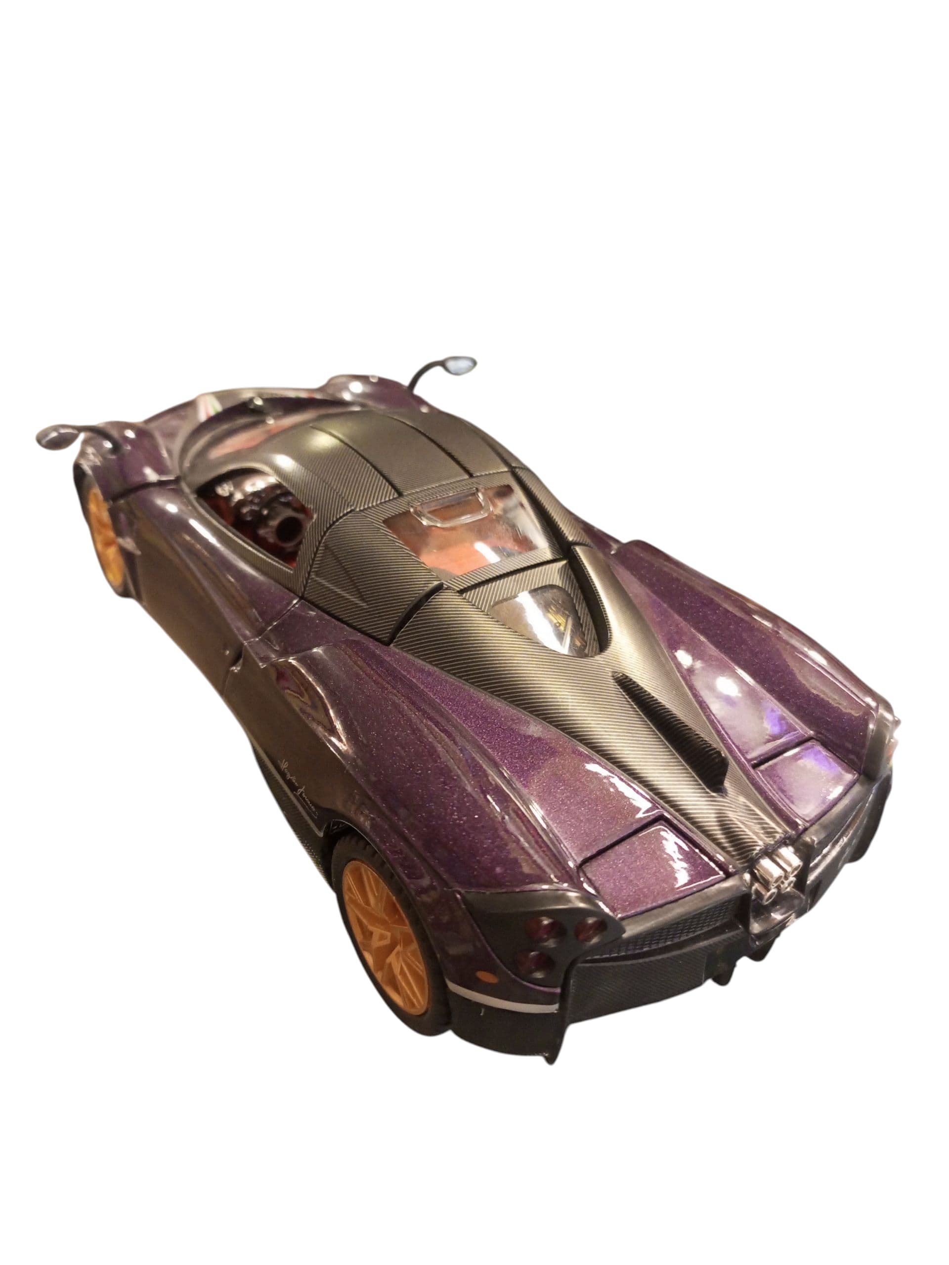 Purple Pagani Zonda R-style Die-Cast Model Supercar