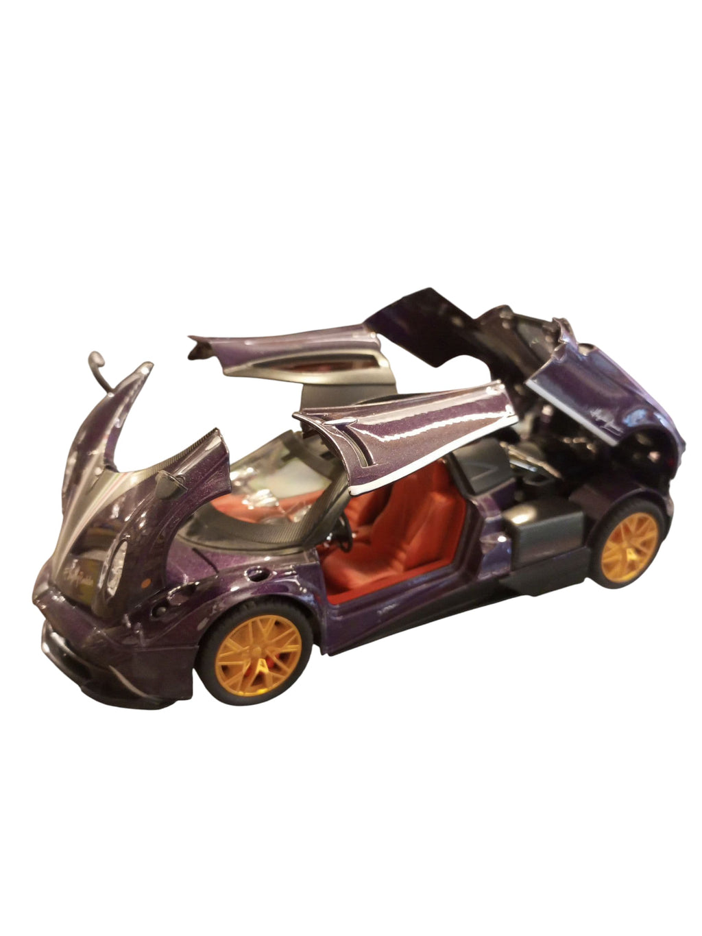 Purple Pagani Zonda R-style Die-Cast Model Supercar