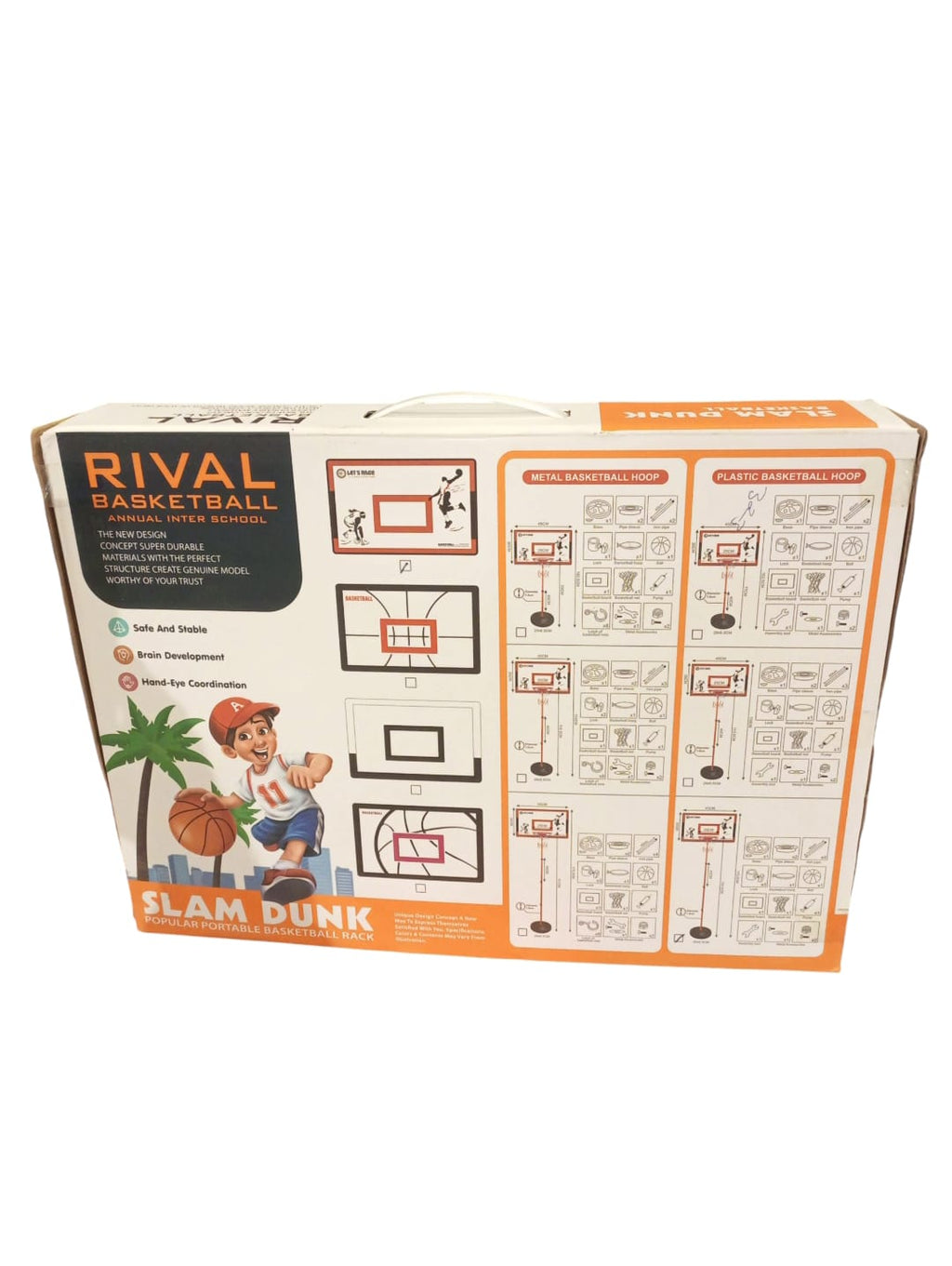 Rival Basketball - Slam Dunk Portable Basketball Rack