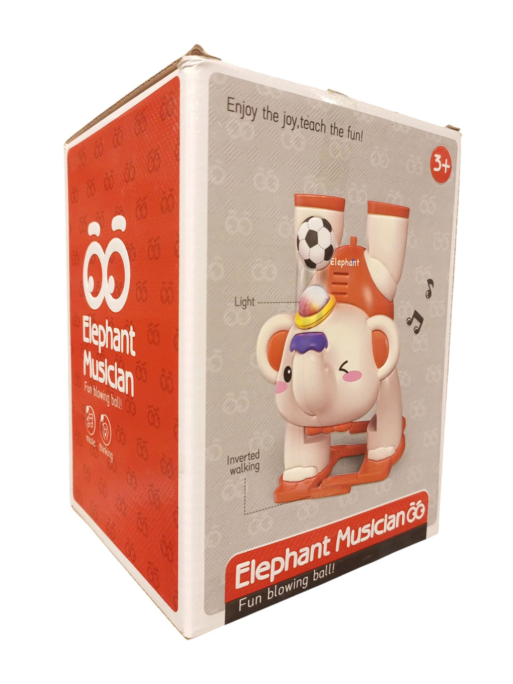 "Elephant Musician" "Fun Blowing Ball!" Toy