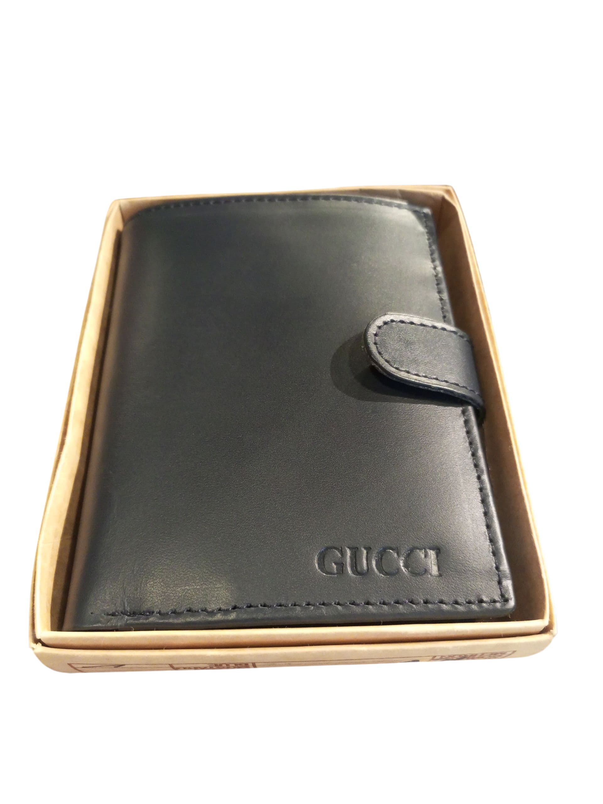 Black "GUCCI" Bifold Wallet