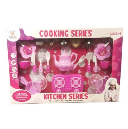 Kitchen Series: "Infinite Pleasure" Cookware & Utensil Playset for Children