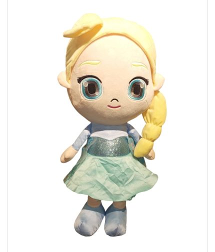 Cuddly Rag Doll with Green Dress and Hat