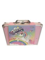 Magical Unicorn Kids' Makeup Kit in Pink Suitcase