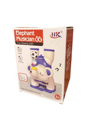 "Elephant Musician" "Fun Blowing Ball!" Toy
