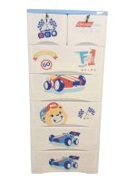 Kids' Storage Cabinet & Wardrobe (6-Door/Drawer Unit) - Image 2