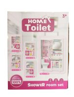 Homey Toilet & Shower Room Playset with Accessories for Dolls (3+ Years) - Image 3