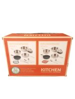 Kids Stainless Steel Kitchenware Playset - Realistic Cooking Utensils & Pots (Ages 3+) - Image 2