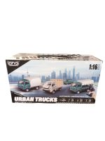 Transport Vehicle Series Urban Trucks Remote Control Set with Lights & Sound - Image 2