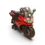 Heavy-Duty Kids Ride-On Bike with LED Wheel Lights - Image 4