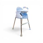 Premium 2-in-1 Fixed Baby High Chair | Tall Dining Chair with Detachable Toy Bar, Feeding Tray & Footrest - Image 8