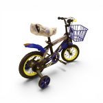 Superstar Sport 12" Kids Bicycle with Training Wheels – Royal Blue & Black age 3-5 - Image 2