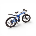 SUPERWAY 26" Foldable Sports Mountain Bike with Dual Suspension & Star Rims