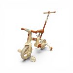 Multi-Functional 3-in-1 Kids Convertible Bicycle with Training Wheels & Parent Push Handle - Image 4