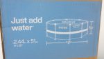 Intex Metal Frame Above Ground Pool Set (8ft x 20in / 2.44m x 51cm) - Image 2