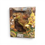Remote Control Dinosaur World Walking T-Rex with Mist Spray, Lights & Roaring Sound (Ages 3+)